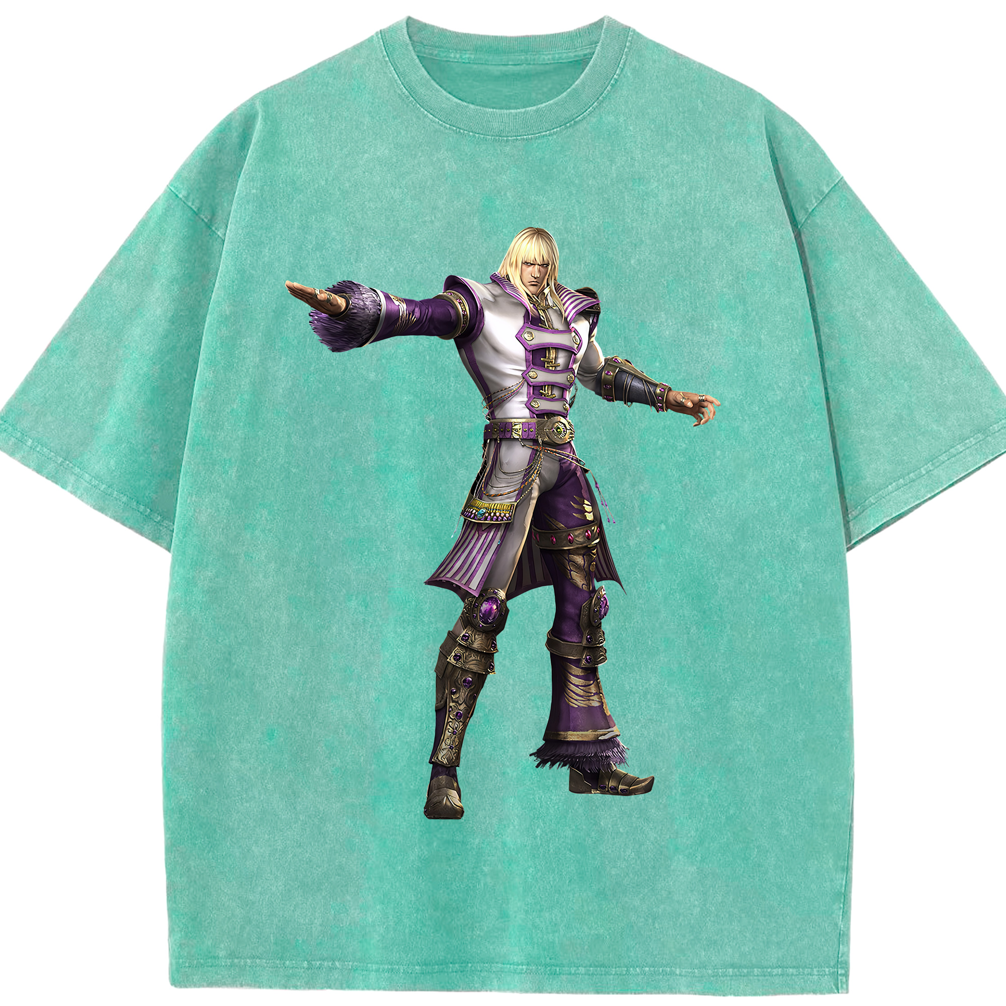 （画像用） 北斗の拳 Fist of the North Star 綿100% ヴィンテージ風 半袖Tシャツ（フロントプリント）
